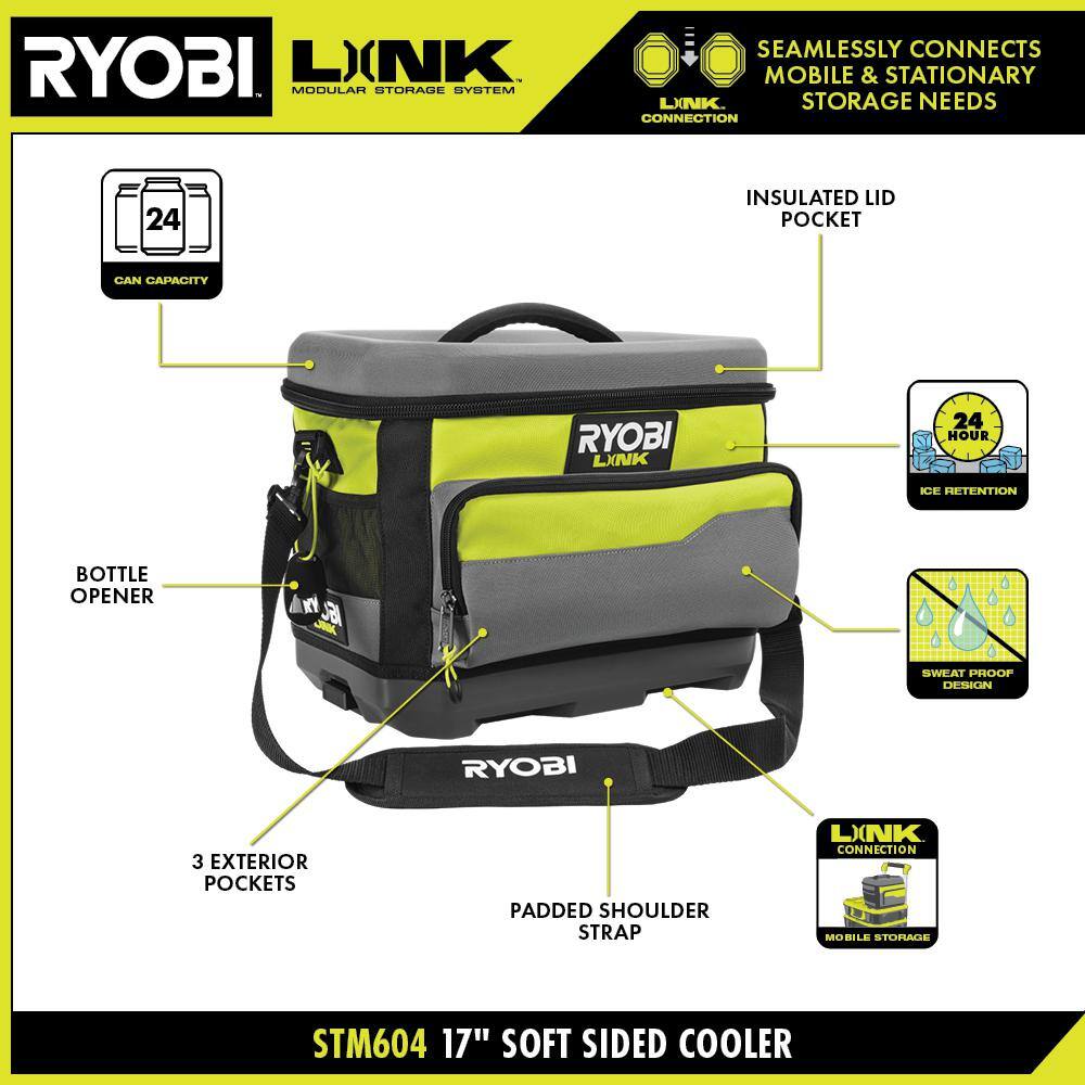 RYOBI LINK Soft Cooler STM604