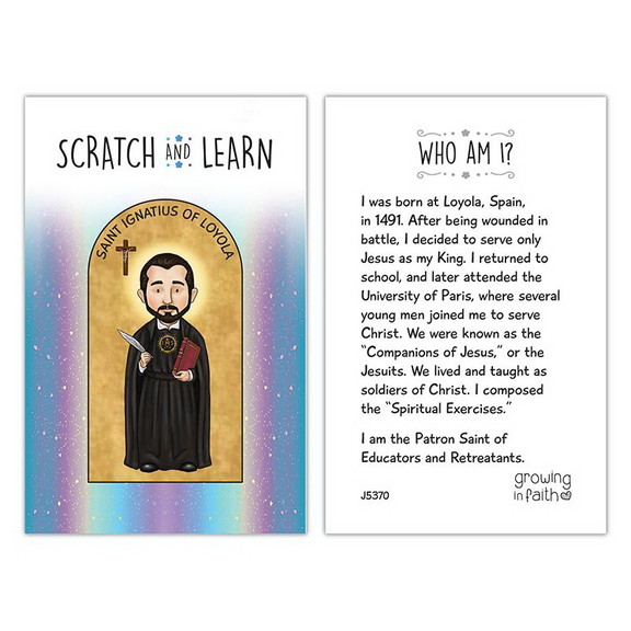 Growing In Faith Scratch   Learn Card