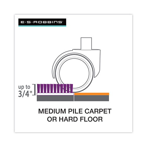 E.S. Robbins Floor+Mate | For Hard Floor to Medium Pile Carpet up to 0.75