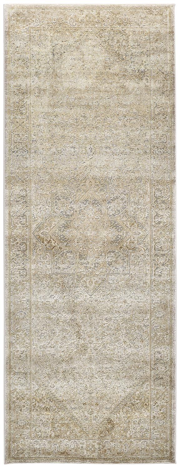 Tripoli Gold and Gray Rug by BD Fine