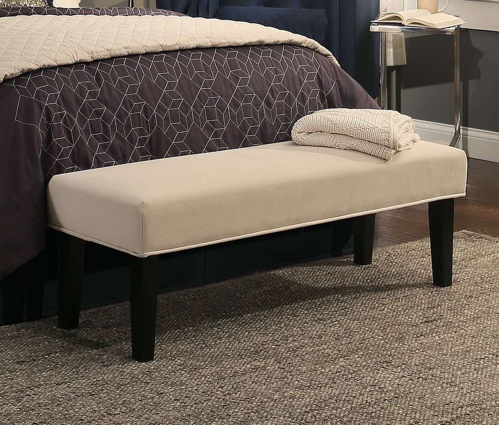 Corded Bench   Transitional   Upholstered Benches   by Republic Design House  Inc.  Houzz