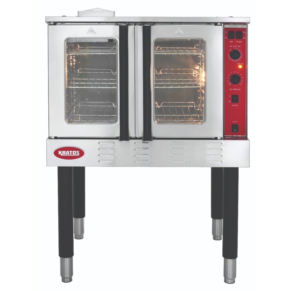 Kratos 29Y-048-LP Single Deck Full Size Gas Convection Oven， 54，000 BTU， Liquid Propane