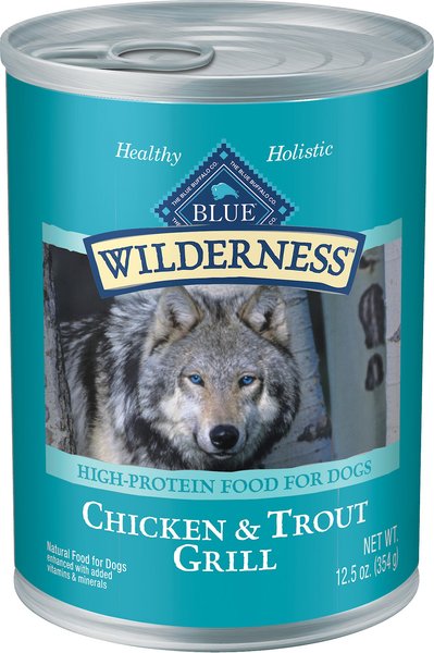 Blue Buffalo Wilderness Trout and Chicken Grill Grain-Free Canned Dog Food