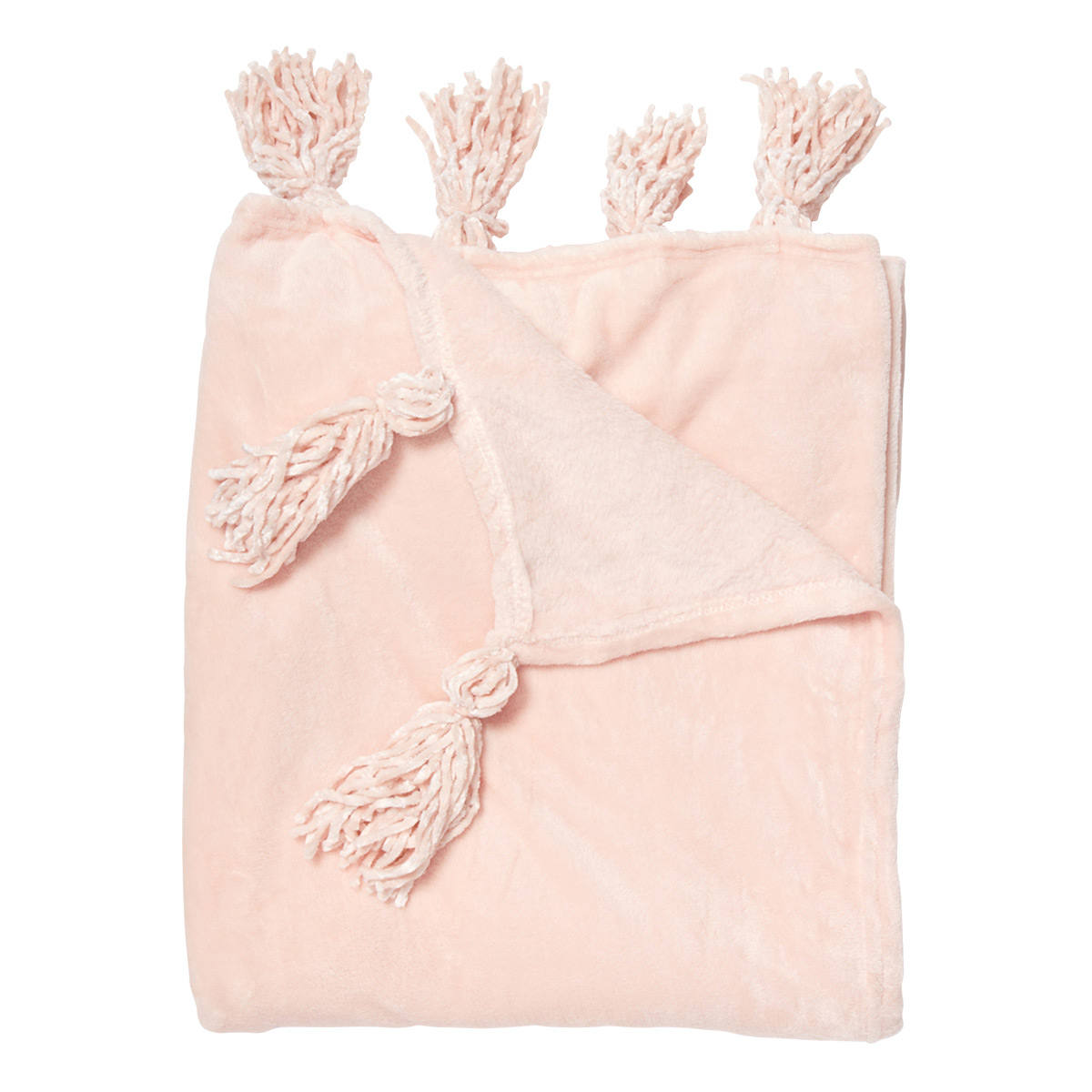 Dormify Madison Plush Tassel Throw Blanket