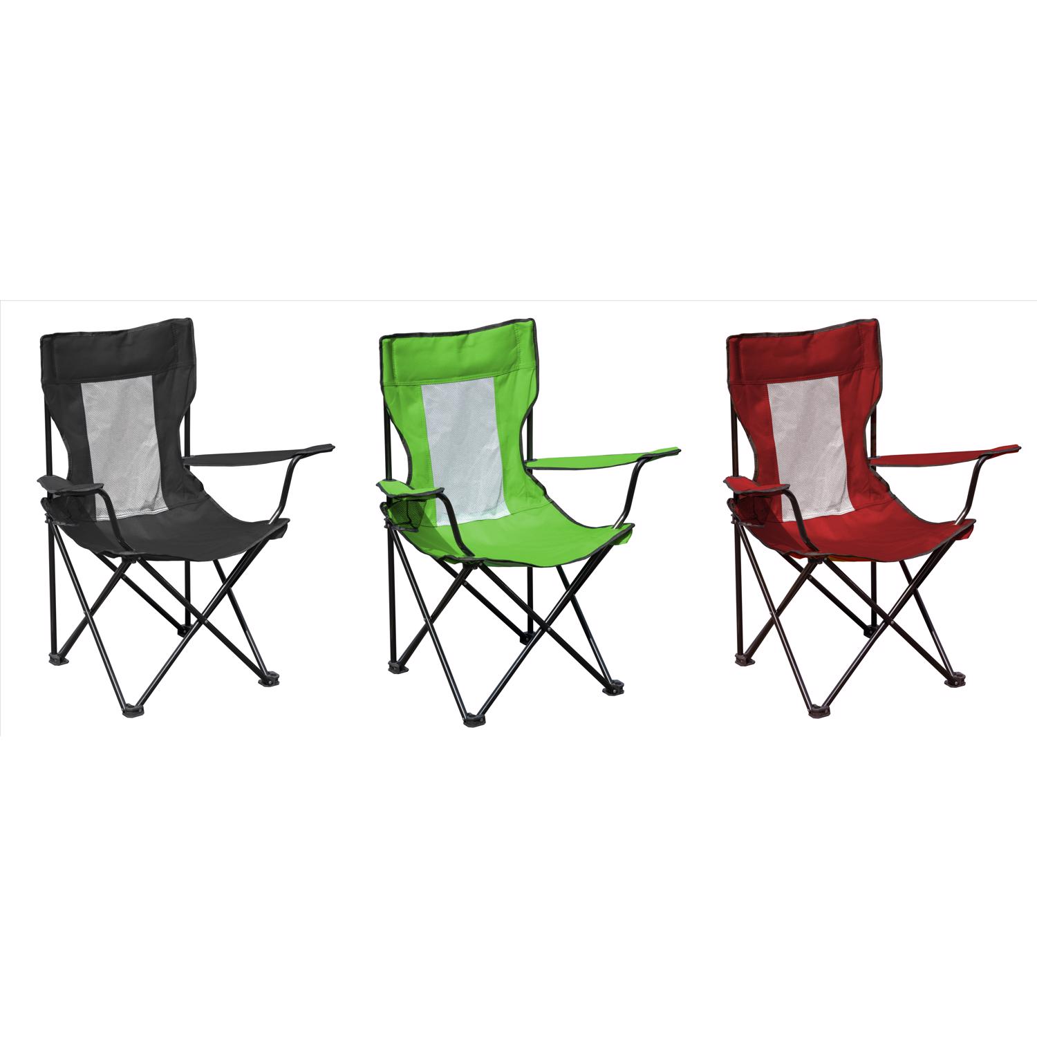 QuikShade Assorted Classic Folding Quad Chair - Color May Vary