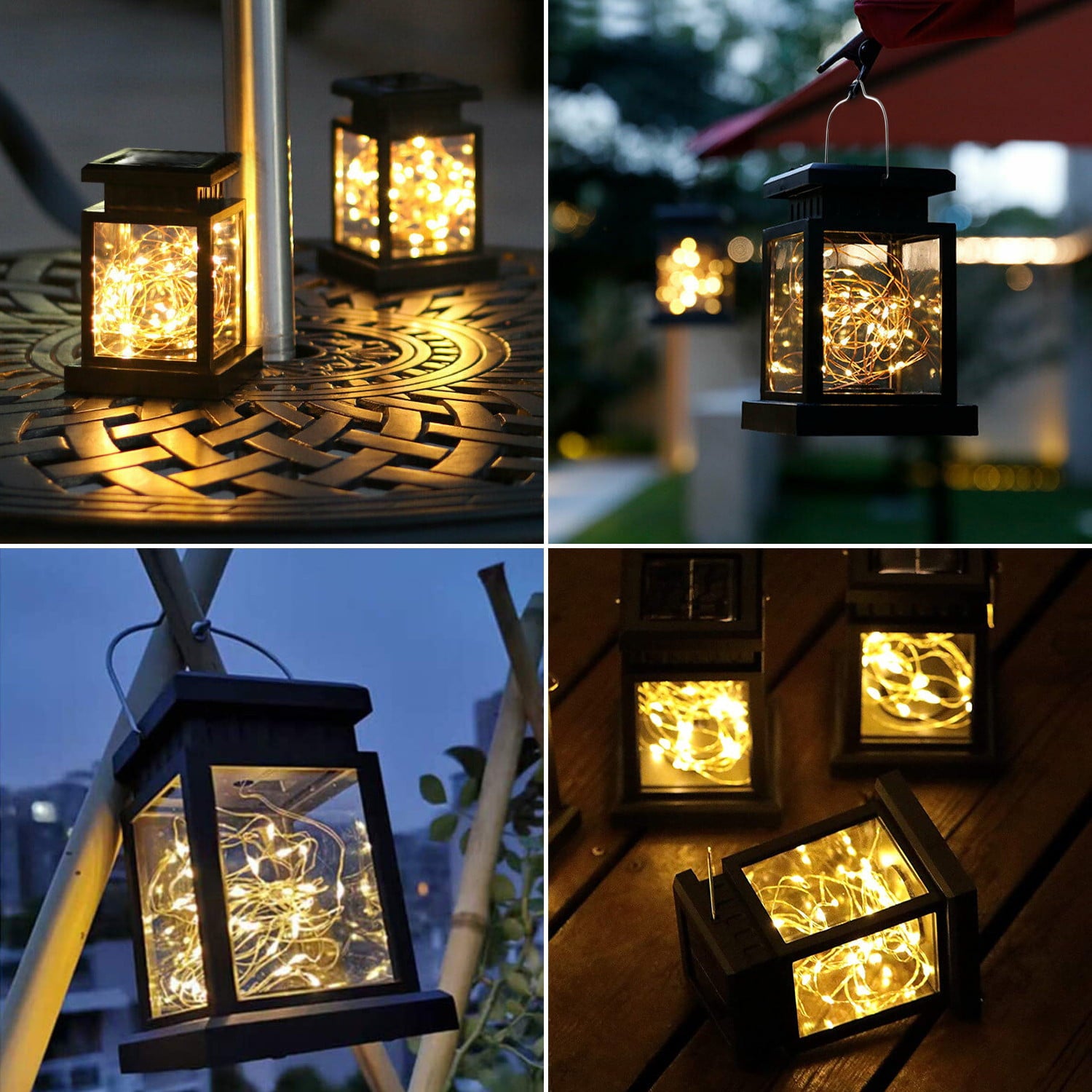 Elegant Choise Solar Lights Outdoor with Light String Waterproof Lighting for Garden Landscape