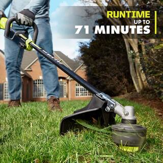 RYOBI 40V Expand-It Cordless Battery Attachment Capable String Trimmer with 4.0 Ah Battery and Charger RY40250