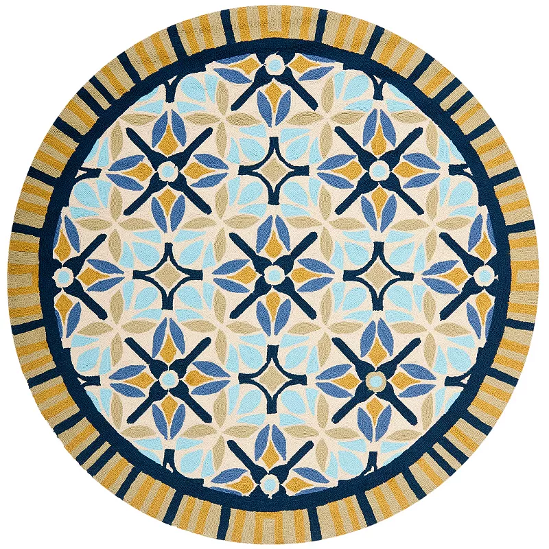 Safavieh Four Seasons Ocala Framed Suzani Indoor Outdoor Rug