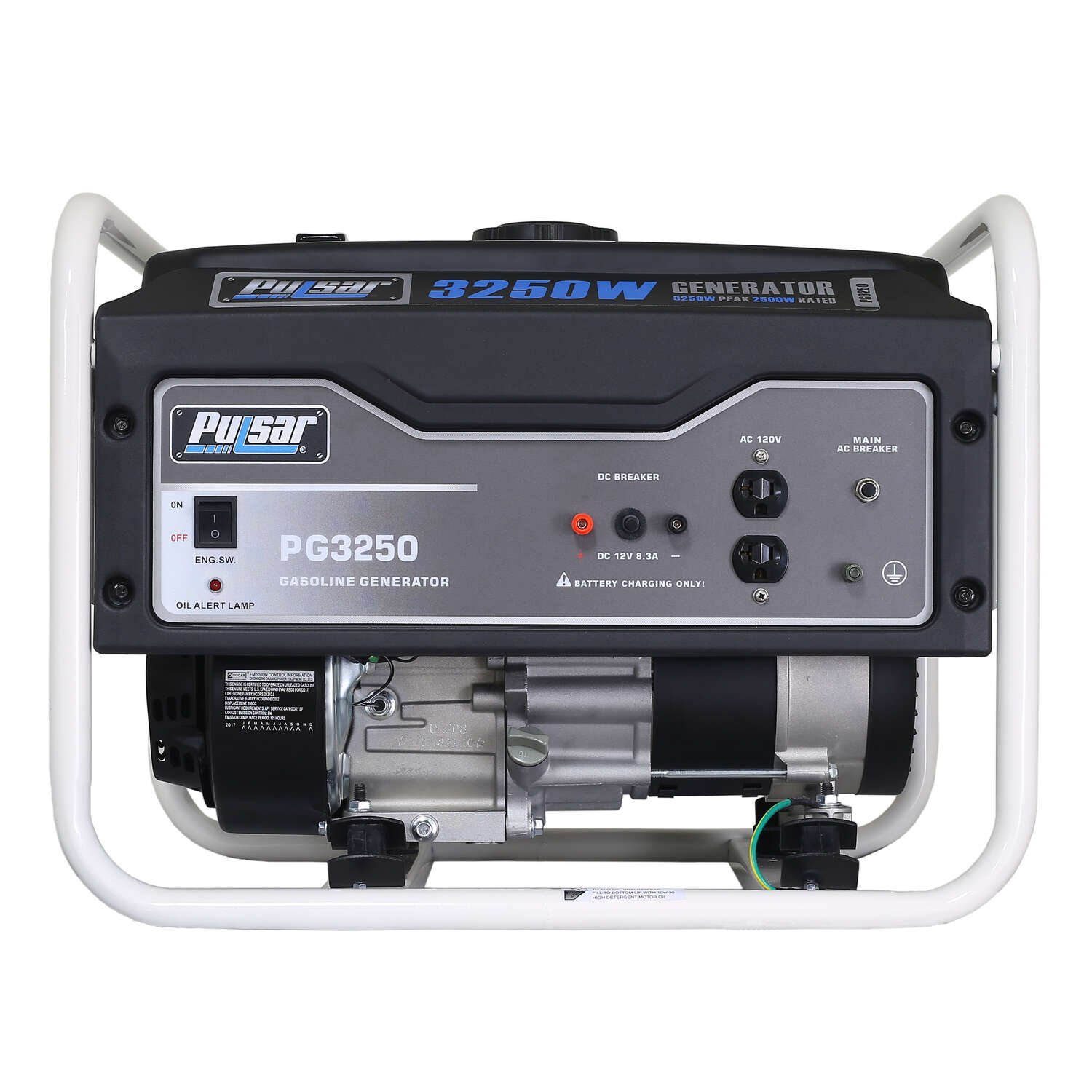 Pulsar 2500 W 120 V Gasoline Portable Generator