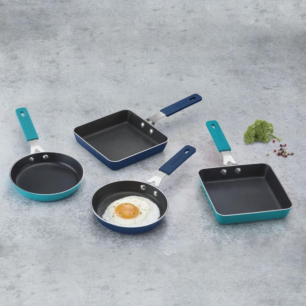 Cuisinart 5730M 14TQ 14cm Mini Square Fry Pan   Turquoise