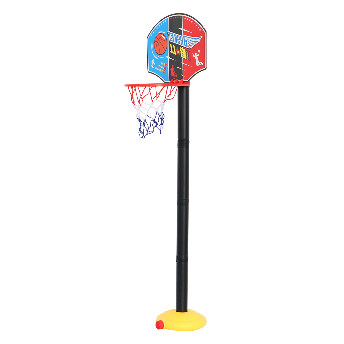 NICEXMAS Portable Basketball Set with Net Backboard Ball Outdoor Game Set