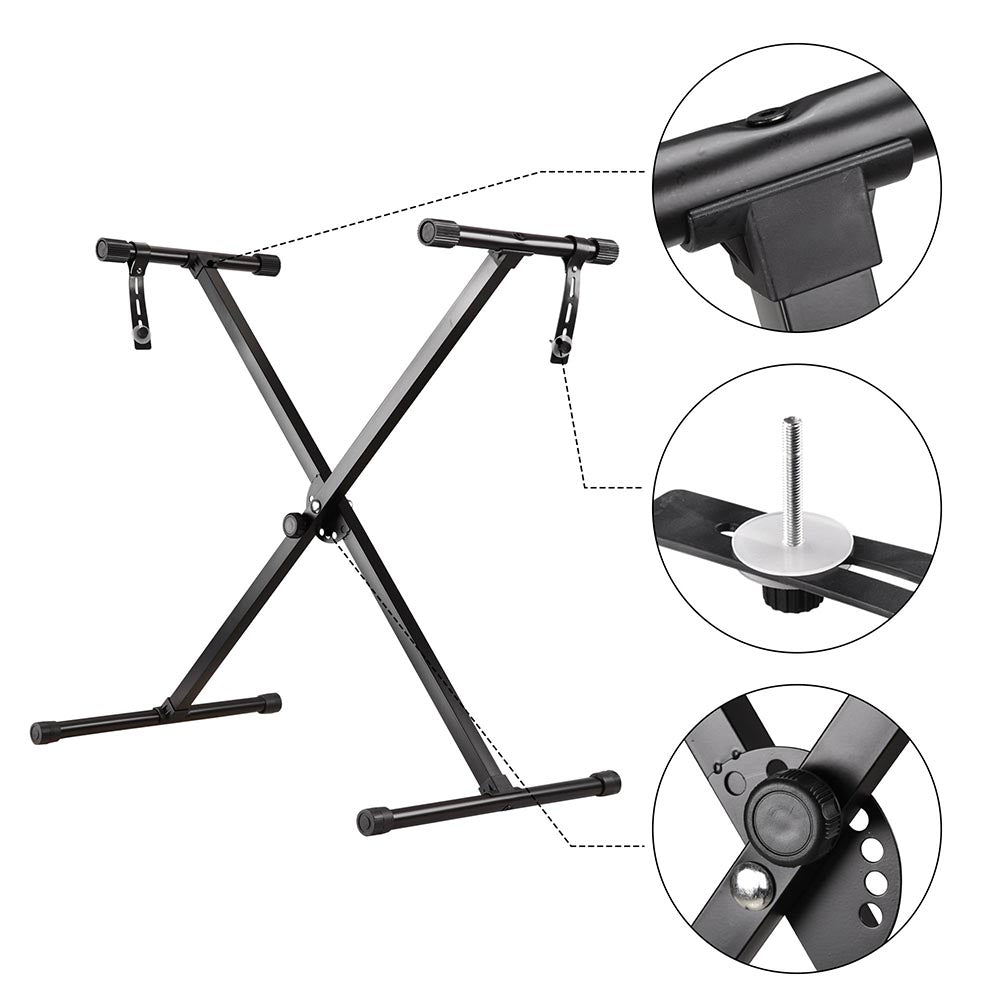 Yescom Musical Keyboard Stand Portable X-Style Adjustable