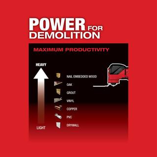 MW M18 FUEL 18V Lithium-Ion Cordless Brushless Oscillating Multi-Tool (Tool-Only) WMulti-Tool Blade Kit (21-Piece) 2836-20-49-10-9113-49-10-9212-49-25-1103
