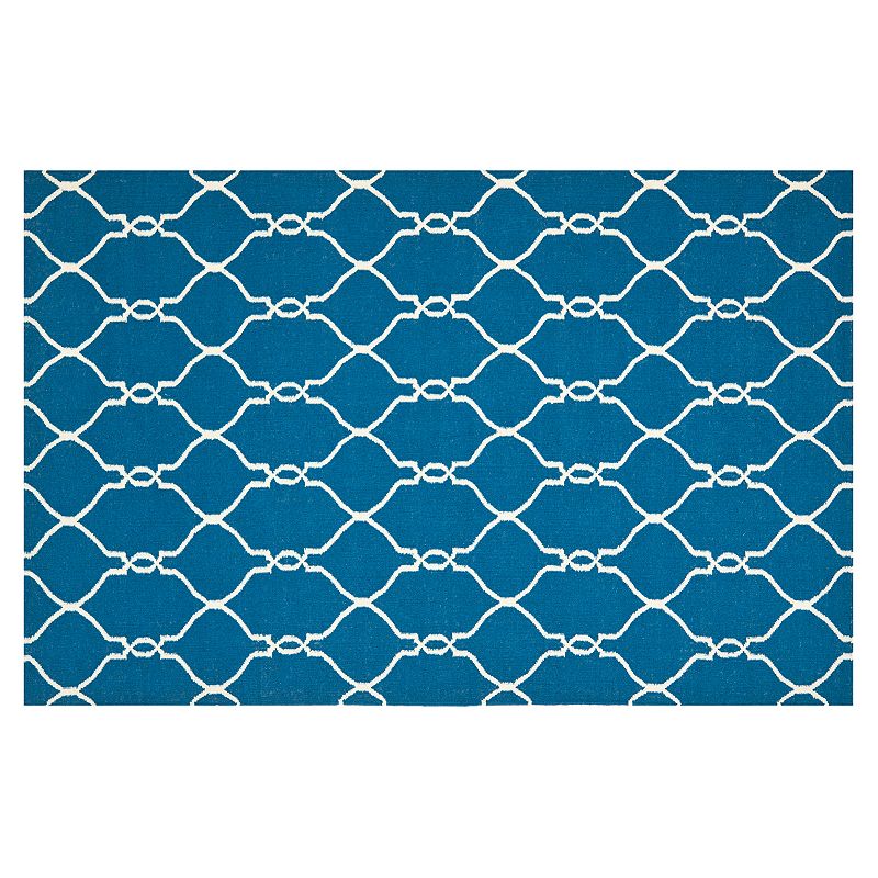 Safavieh Dhurries Interlaced Handwoven Flatweave Wool Rug