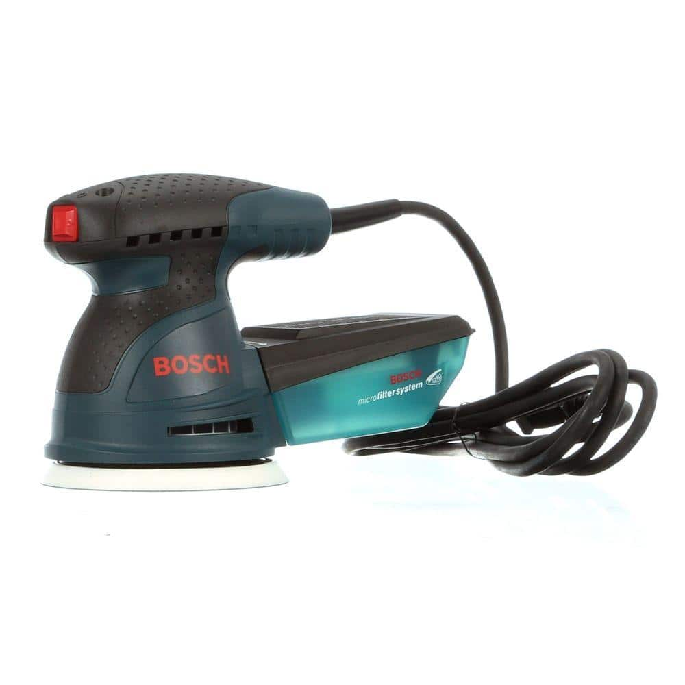 Bosch 2.5 Amp 5 in. Corded Variable Speed Random Orbital Sander/Polisher Kit with Hard Carrying Case ROS20VSK