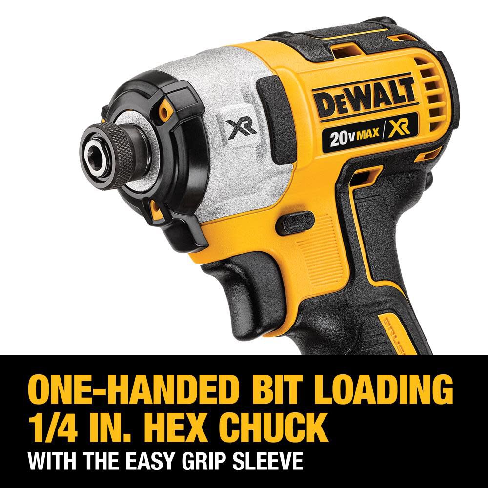 DW 20V MAX XR Brushless 1/4-in 3-Speed Impact Driver (Bare) DCF887B from DW