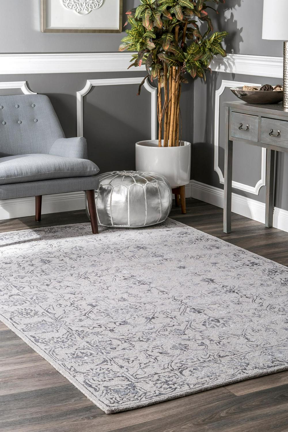 nuLOOM Astrid Floral Area Rug or Runner  Crowdfused