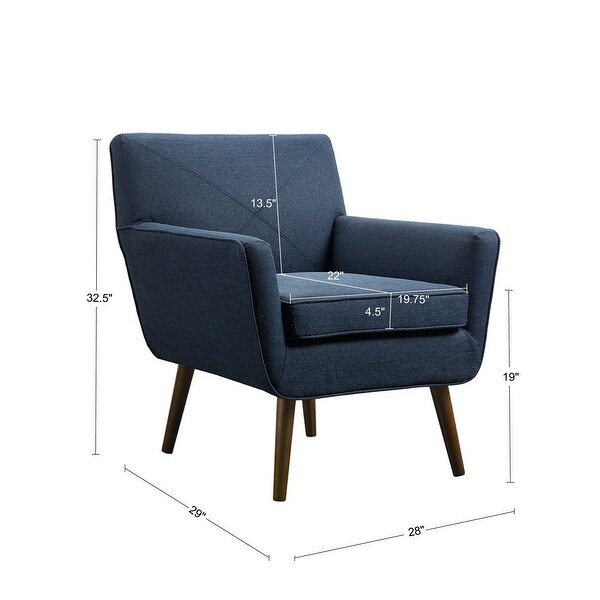 INK+IVY Finley Blue Accent Chair