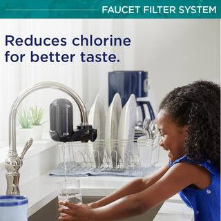 PUR PLUS Faucet Mount Filtration System Black FM2100B