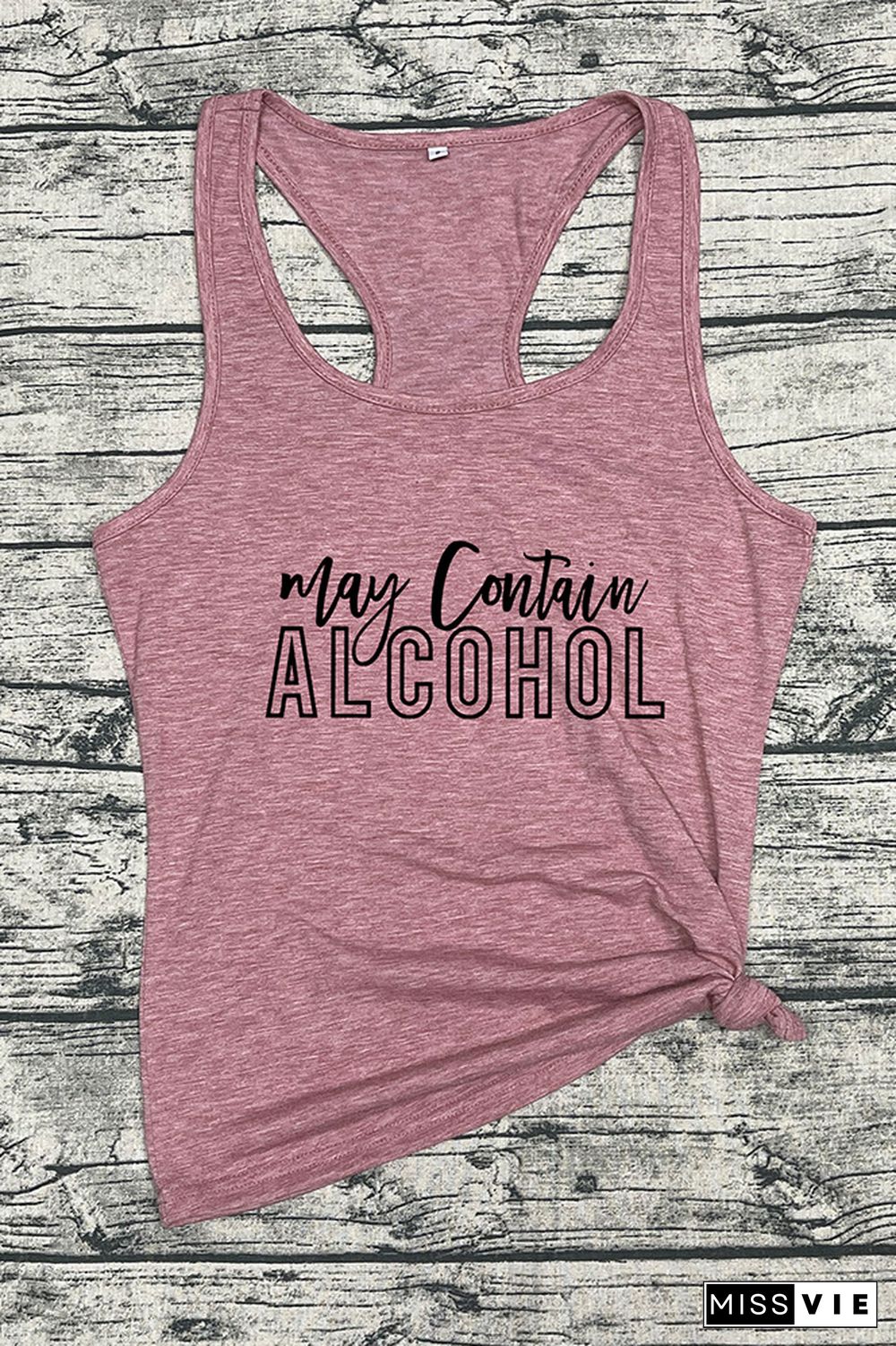 May Contain Alcohol Tank Top