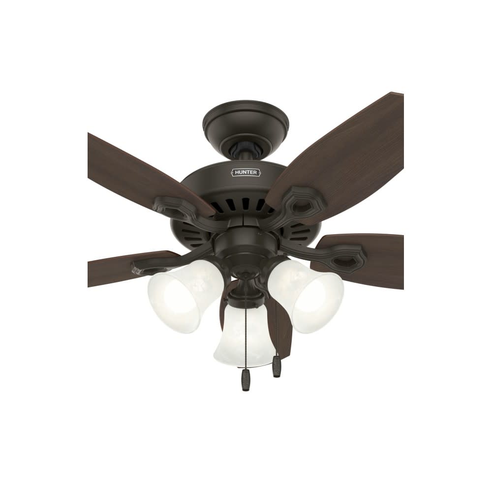 Hunter Builder Ceiling Fan 42 New Bronze Brazilian Cherry ;