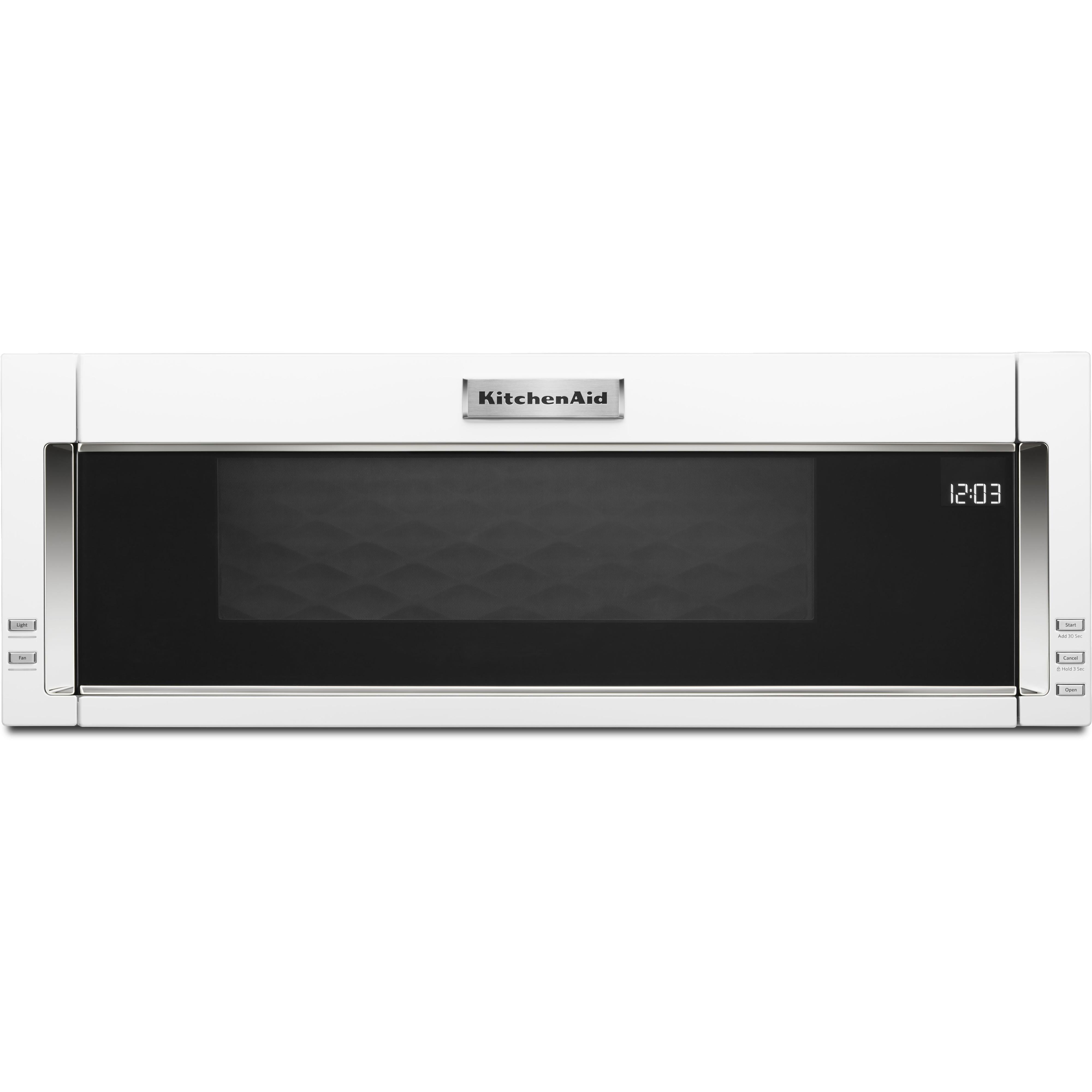 KitchenAid 30-inch, 1.1 cu.ft. Over-the-Range Microwave Oven with Whisper Quiet? Ventilation System YKMLS311HWH