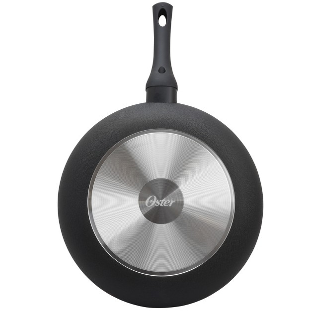 Oster Ashford 12 Inch Aluminum Frying Pan In Black