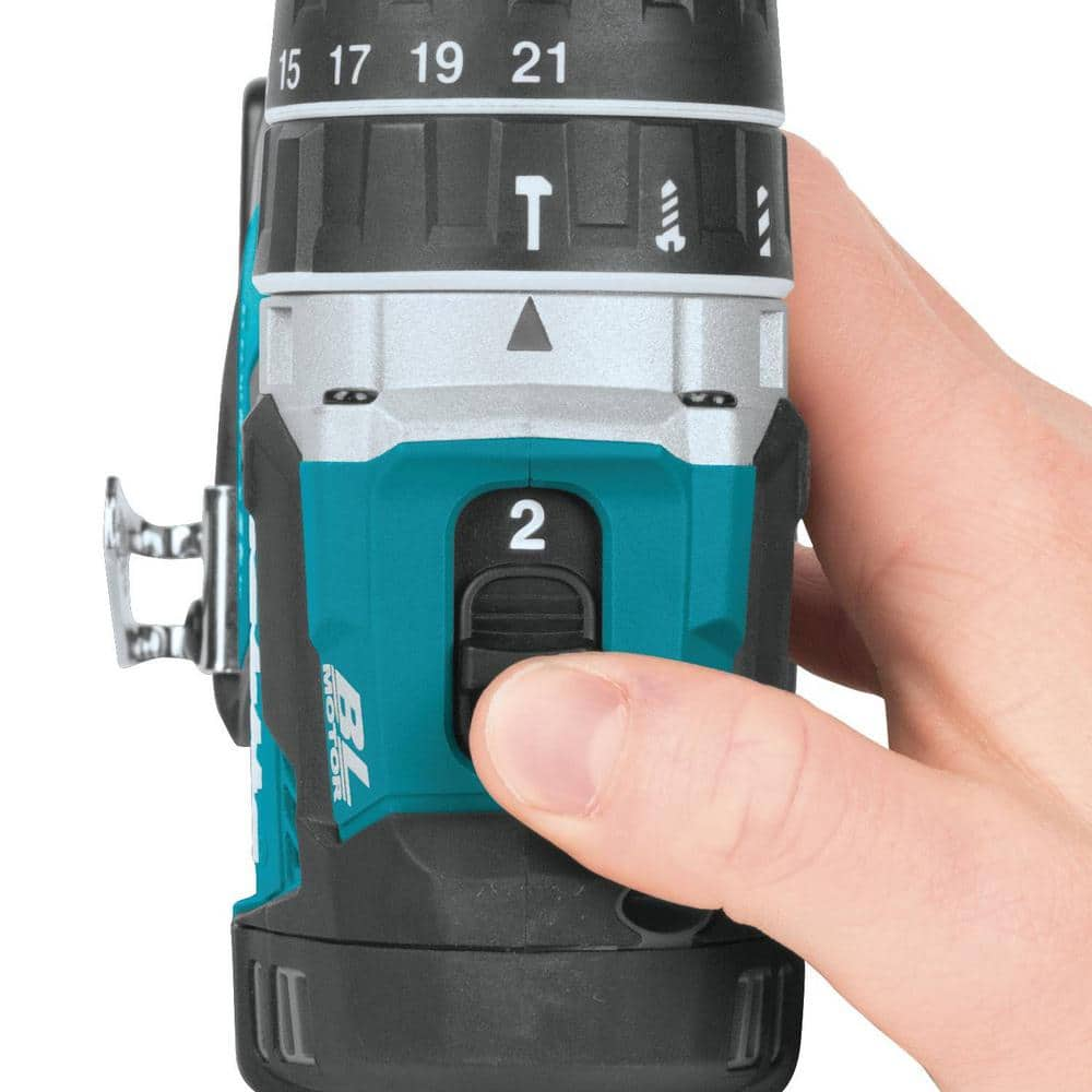 Makita 18V LXT Lithium-Ion Brushless Cordless Hammer Drill/Impact Driver Combo Kit (2Pc) w/BONUS 18V Cut-Off/Angle Grinder XT269M-XAG04Z