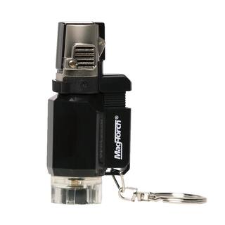 Butane Refillable Self-Lighting Pocket Torch with High Intense Wind Resistant Flame MT16