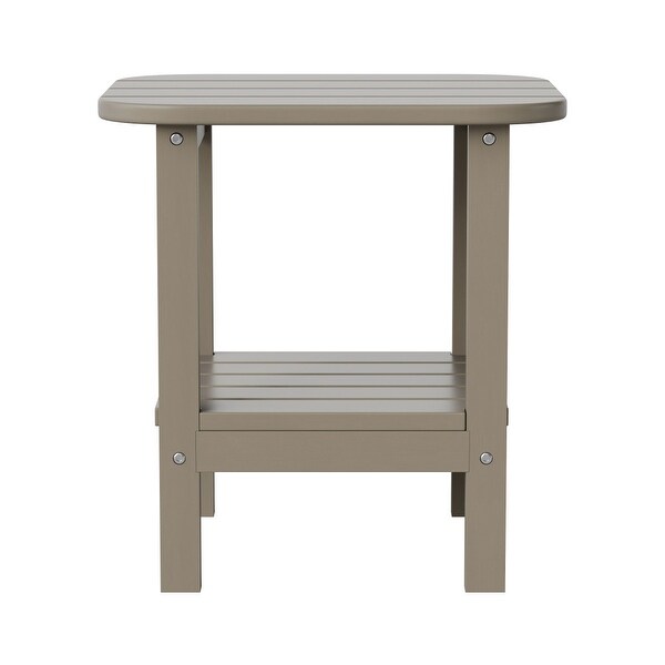 Commercial Grade AllWeather Adirondack Style Patio Side Table