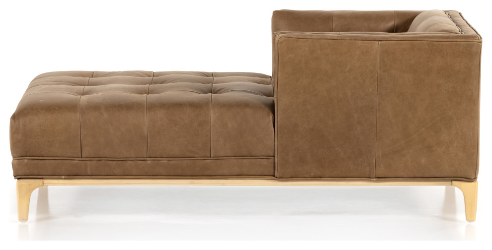 Dylan Chaise Lounge  Palermo Drift   Contemporary   Indoor Chaise Lounge Chairs   by Four Hands  Houzz