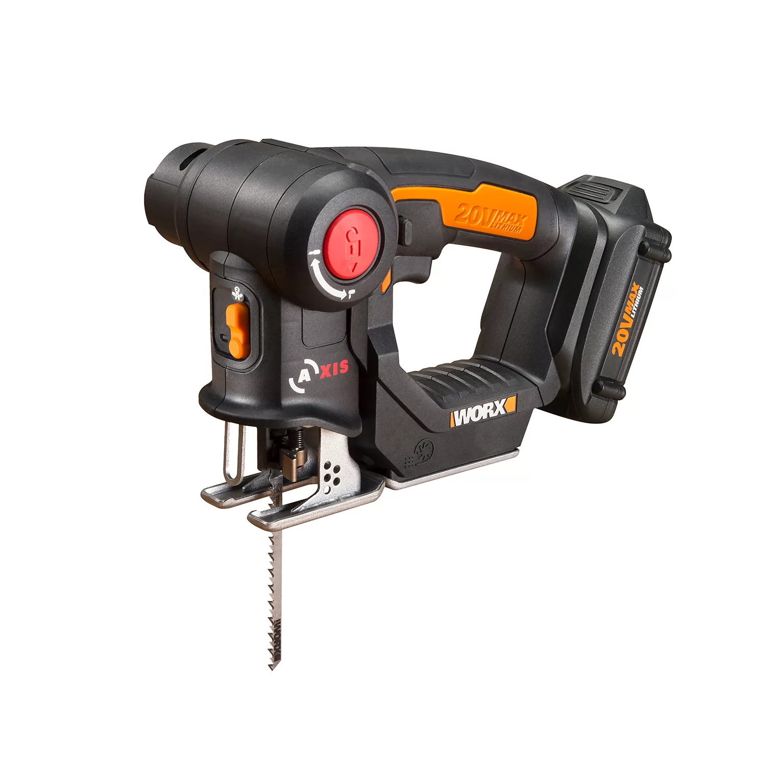 Worx 20V Power Share Cordless Axis Cordless Reciprocating and Jig Saw