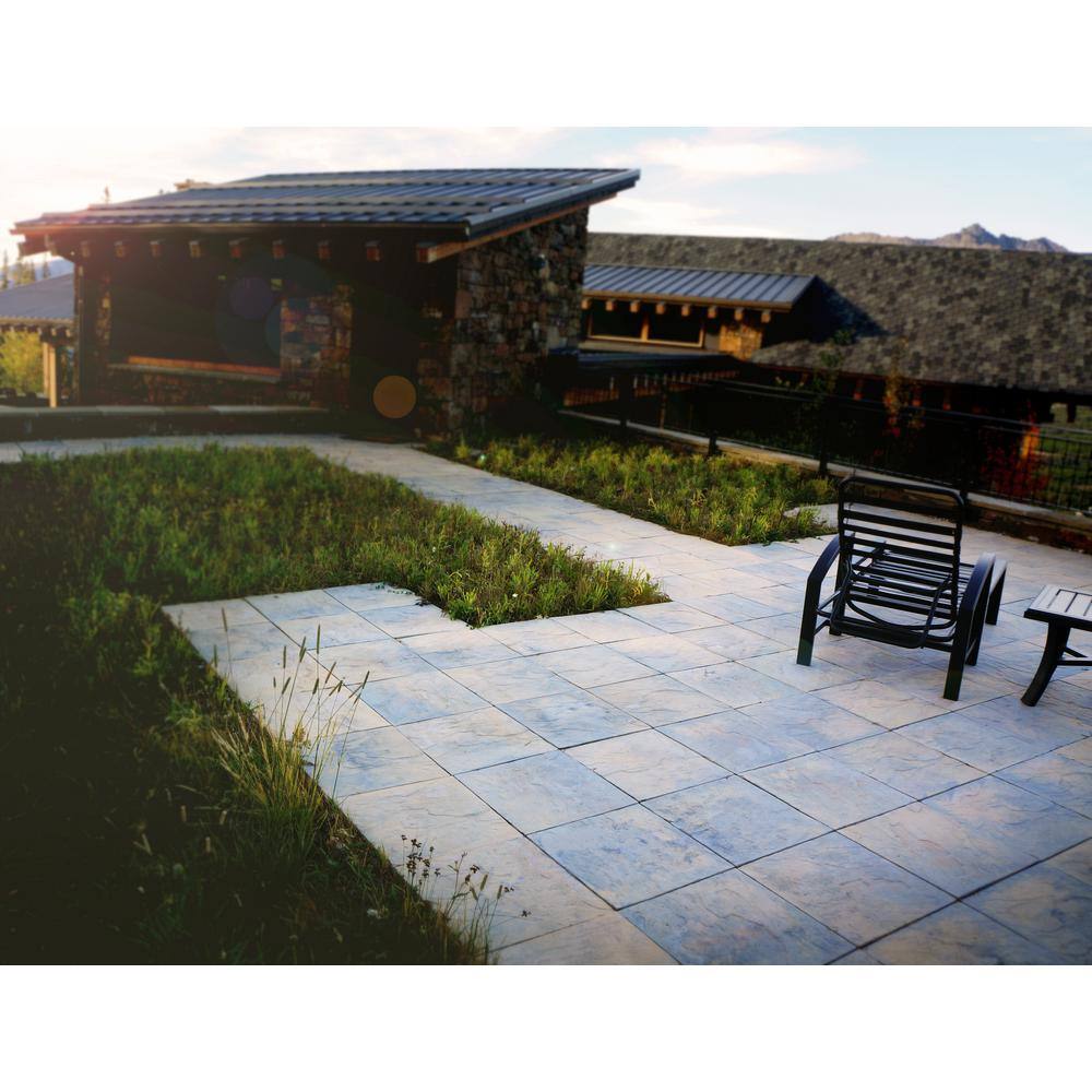 Nantucket Pavers Patio-on-a-Pallet 18 in. x 18 in. Concrete Tan Variegated Traditional Yorkstone Paver (32 Pieces72 Sq Ft) 30644