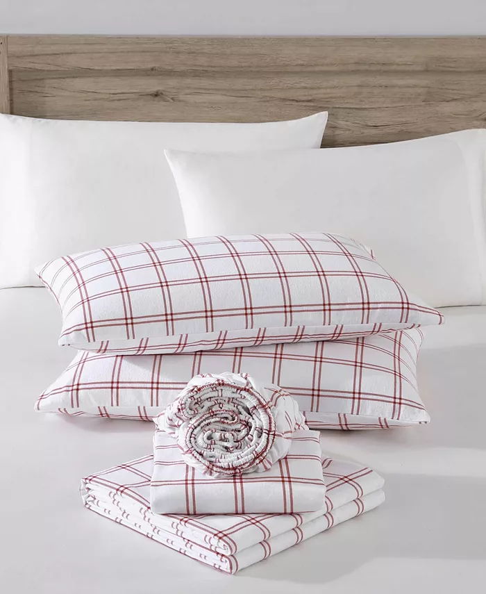 Eddie Bauer Cotton Flannel 3 Piece Sheet Set， Twin