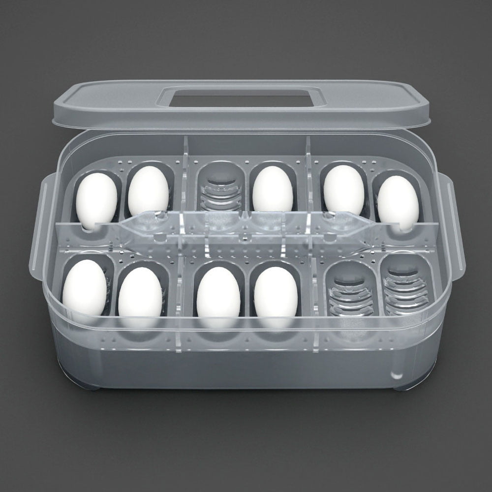 walmeck Reptile Egg Tray Reptile Egg Box Reptile Breeding Box Reptile Incubation Box Suitable for Hatching Snake Lizards Reptiles