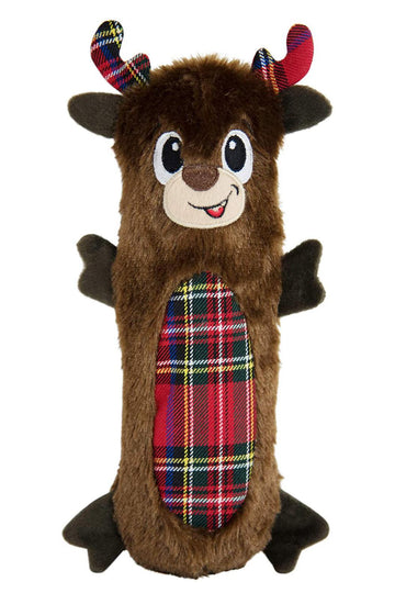 Outward Hound Stuffing Free Reindeer Dog Toy