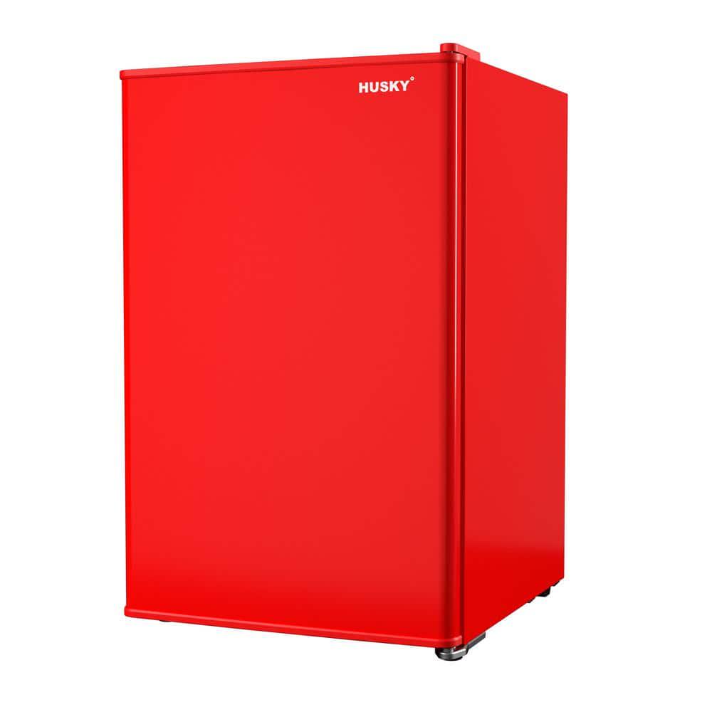 Husky 23 Cu ft 60Can Large Freestanding Compact UnderCounter Mini Fridge with Reversible Door without Freezer