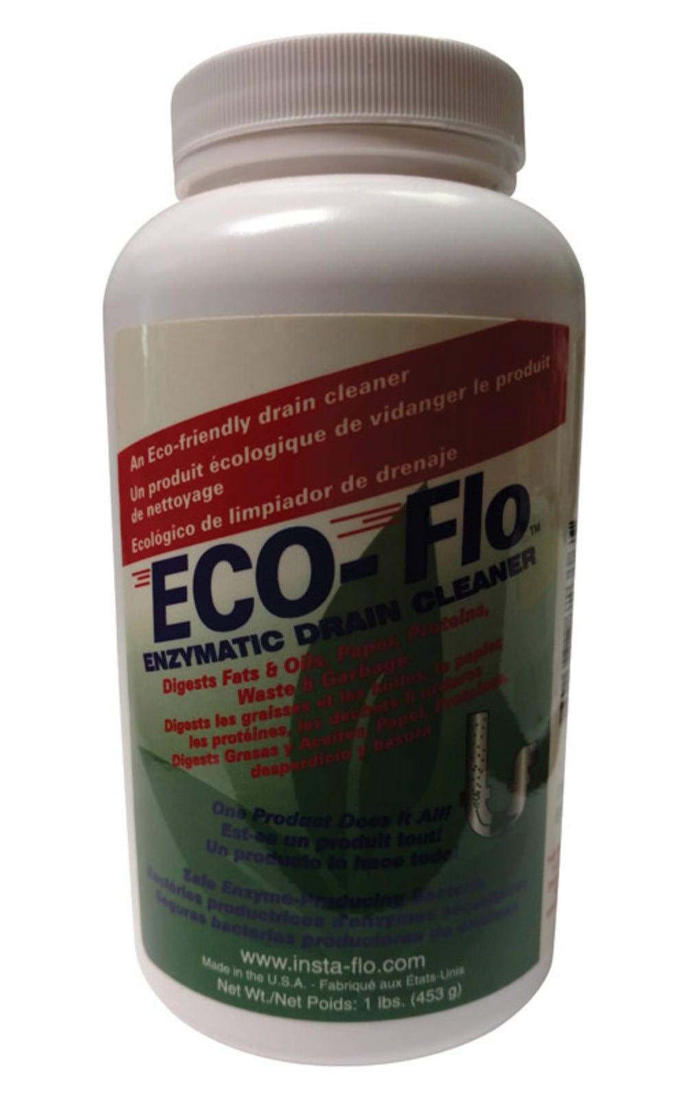 ECOFLO ENZ DRN CLNR 1LB