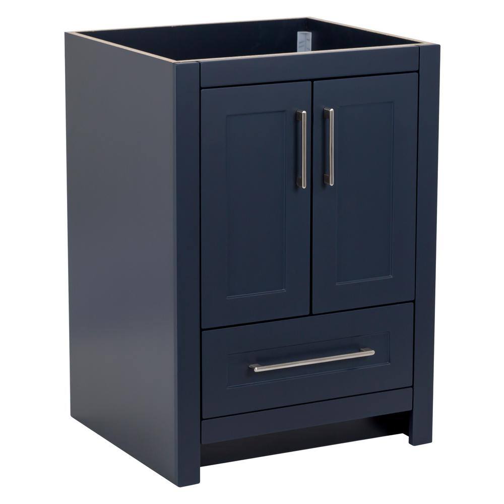 Home Decorators Collection Craye 24 in. W x 21.6 in. D x 34 in. H Bath Vanity Cabinet without Top in Deep Blue CY24-DB