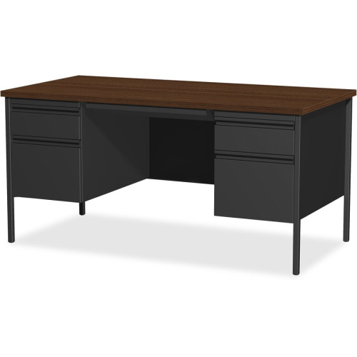 Lorell Fortress Series Double-Pedestal Desk (60927)