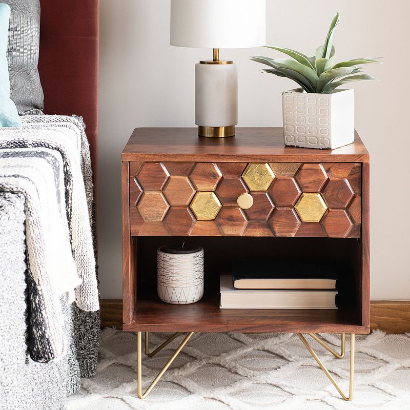 Safavieh Raveena Contemporary Nightstand