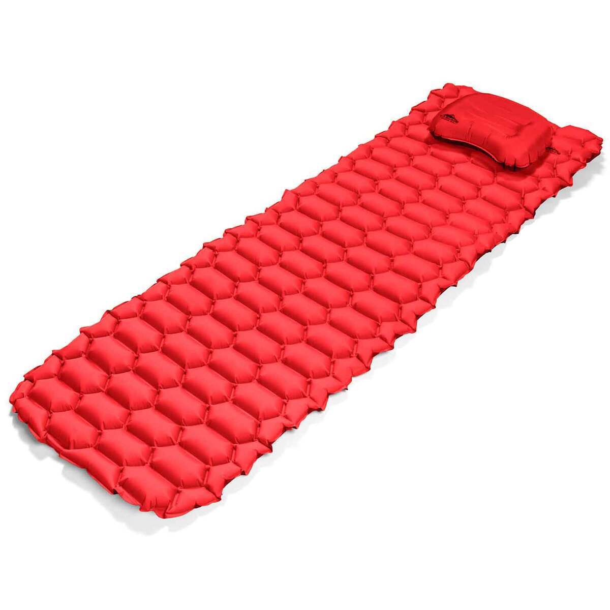 Cascade Mountain Ultralight Sleeping Pad Set  Red Regular