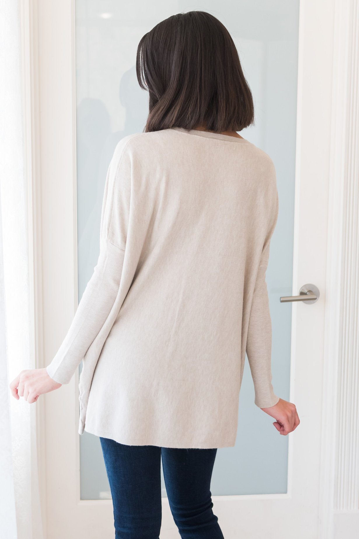 Casual Chic Modest Oversize Sweater