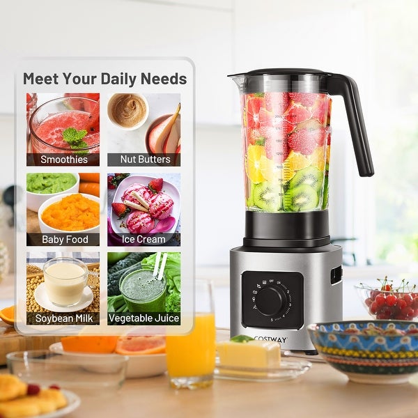 1500W 5 Speed Countertop Smoothie Blender