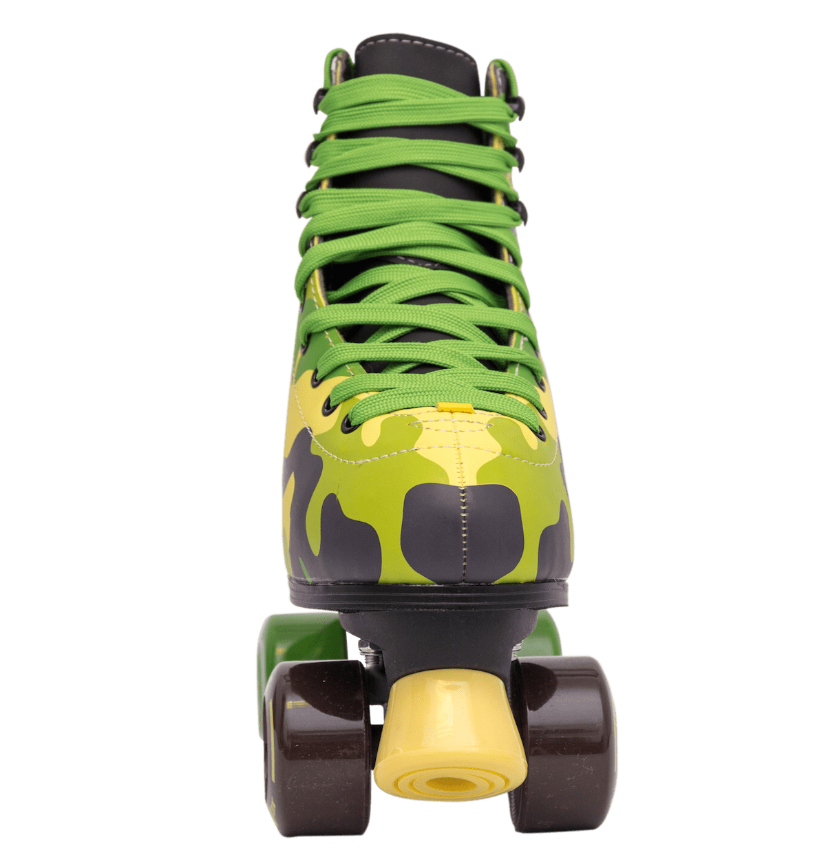 Roller Skates for Girls Boys Size 5 Green Camo for Kids Quad Derby Light with Adjustable Lace System Outdoor rollerskates Girl 4-Wheels Blades Indoor Classic Youth Toddler ABEC-7 37