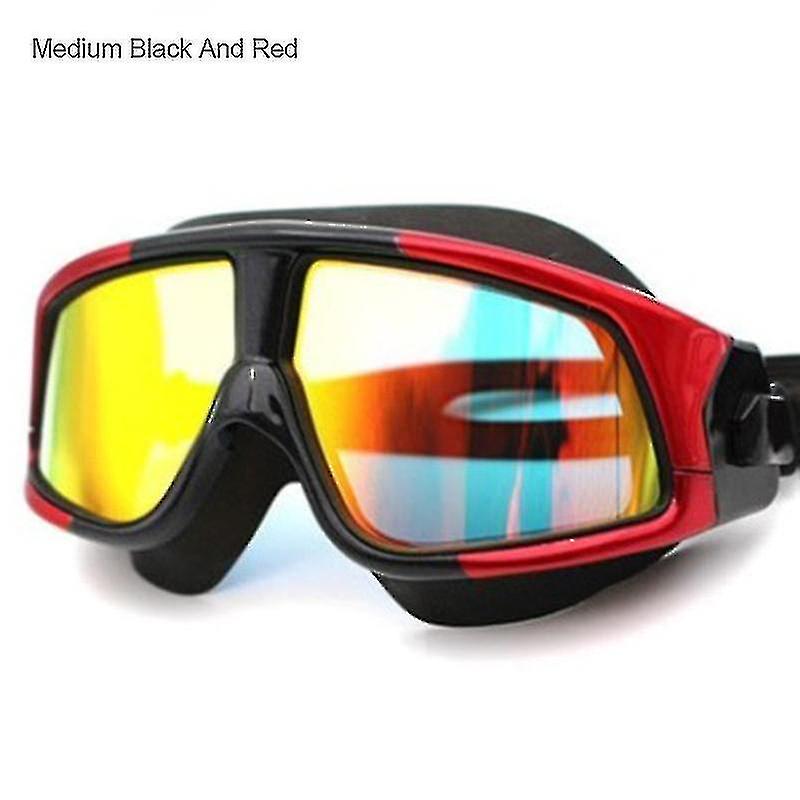 Adult Swimming Goggles Anti Fog Hd Diving Goggles Silicone Large Frame Water Glasses For Women Men