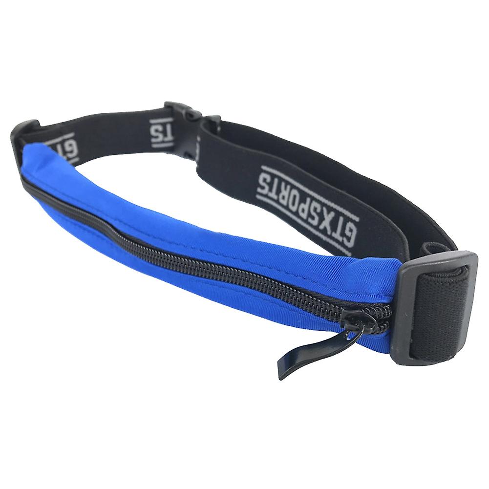 Outdoor Sports Running Travel Waist Bag Belt Yoga Phone Money Pocket (blue)