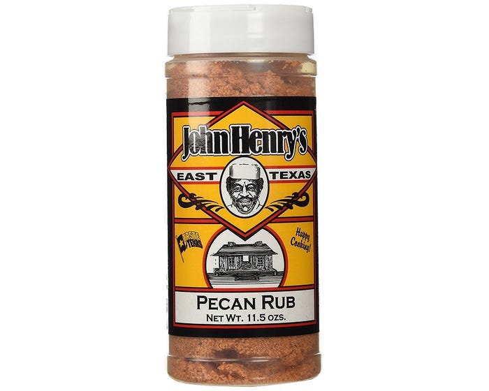 John Henrys Pecan BBQ Rub Seasoning 11.5oz - PECAN RUB