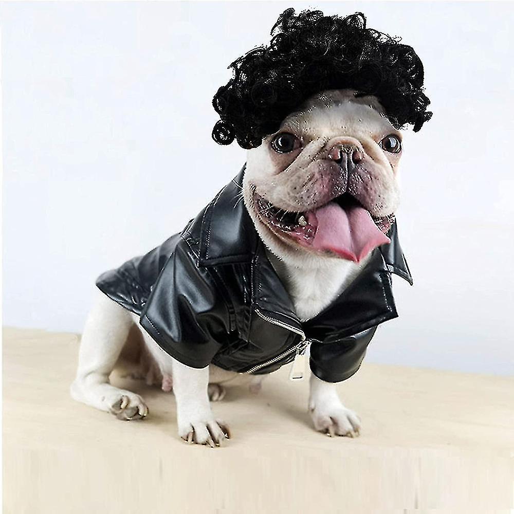 Funny Dog Cat Cosplay Wig， For Halloween， Christmas， Parties， Festivals， Dog Wigs For Small Medium And Large Dogs