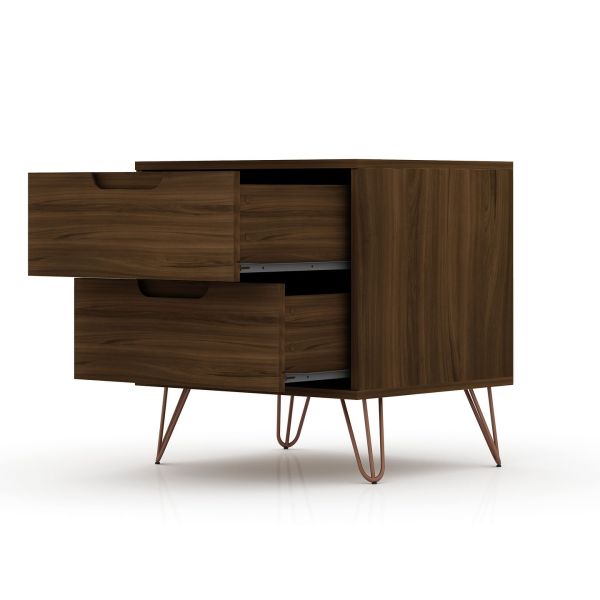 Rockefeller 2.0 Nightstand in Brown